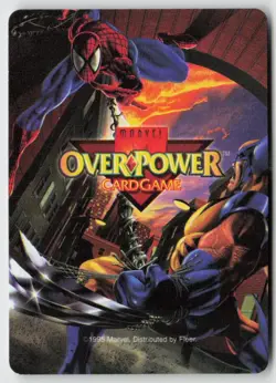 Marvel OverPower Electro Card 1995 Fleer CCG Vintage Collectible Trading Card - Image 2