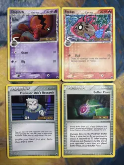 Ex Dragon Frontiers Delta Species Stamped Reverse Holo 4 Pokemon Card Lot DMG - Image 1