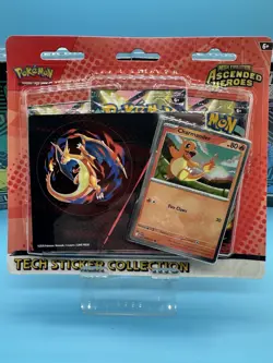 Pokemon TCG Mega Evolution Ascended Heroes Tech Sticker Collection CHARMANDER - Image 1