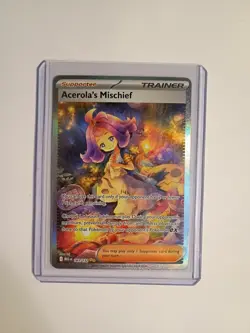 Pokemon Tcg Acerola's Mischief #183 Pokemon Mega Evolution Mint! SIR! - Image 1