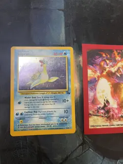 Pokemon Card Lapras Holo 10/62 Fossil Set 060💎LP MP💎 - Image 1