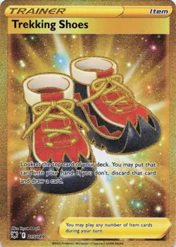 Trekking Shoes #215/189 - Astral Radiance - Secret Gold Rare - Pokemon TCG - NM - Image 1