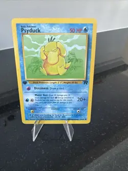 Pokemon Psyduck 65/82 Team Rocket 1st Edition LP+ - Image 1
