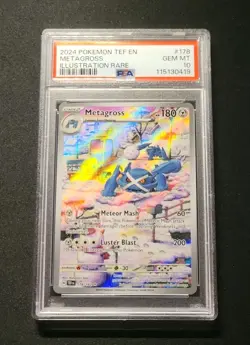 💎 PSA 10 Pokemon TCG Metagross #178 Illustration Rare IR 178/162 English Forces - Image 1