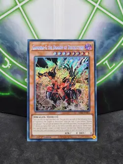 Yugioh Gandora-G the Dragon of Destruction LEDE-EN001 Secret Rare 1st Edition NM - Image 1