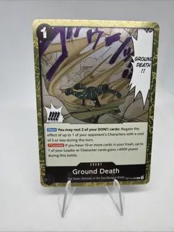 Ground Death OP14-096 The Azure Sea's Seven Foil One Piece Tcg Op14 - Image 1