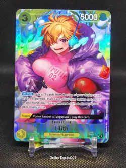 One Piece CCG Lilith Parallel SR 500 Years in the Future OP07 - Image 1