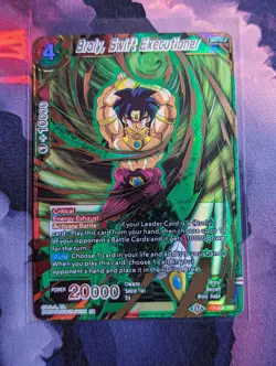 Broly, Swift Executioner - P-205 Gold Foil Dragon Ball Super Card NM - Image 1