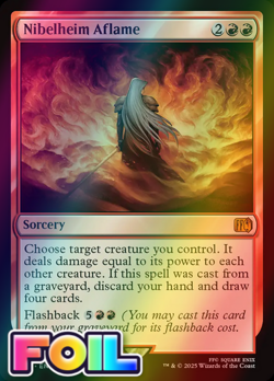 x1 Nibelheim Aflame FOIL FIN Final Fantasy MTG 146 M/NM 1x - Image 1