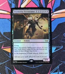 Doomsday Excruciator NM Foil MTG Duskmourn: House of Horror Unplayed Magic - Image 1