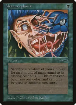 Metamorphosis Arabian Nights Magic The Gathering MTG Card - Image 1