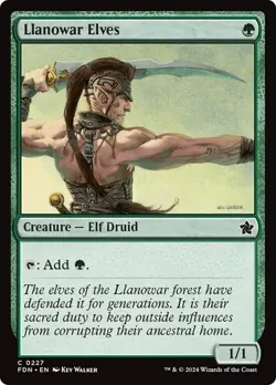 4x Llanowar Elves NM MTG Foundations [FDN] Common Green 🟢 Near Mint Regular x4 - Image 1