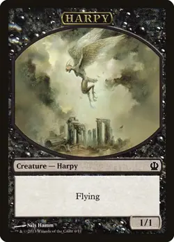 Harpy Token 6 MTG NM - Theros - Image 1