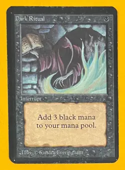 MTG DARK RITUAL Alpha (OldManMTG 008-126) - Image 1