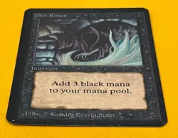 MTG DARK RITUAL Alpha (OldManMTG 008-126) - Image 5