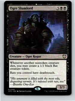Magic the Gathering Ogre Slumlord Outlaws of Thunder Junction Commander MTG - Image 1