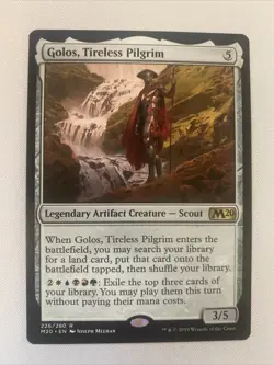 MTG Golos, Tireless Pilgrim Promo Pack: Core Set 2020 226 Regular Promo - Image 1