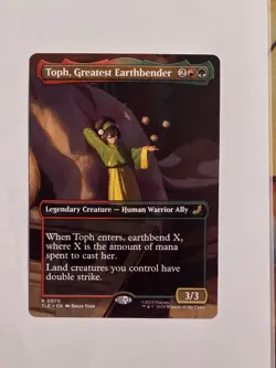 Toph, Greatest Earthbender - R0070 Reg (Borderless) - Avatar: TLE - MTG - NM - Image 1