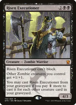 Risen Executioner [Dragons of Tarkir] Lightly Played - Image 1