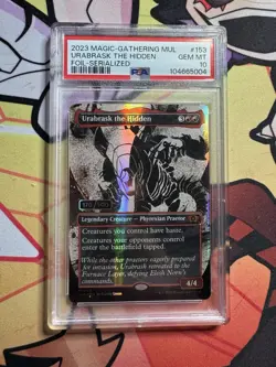 Urabrask The Hidden (Serialized 170/500) PSA 10, Magic The Gathering 2023 MUL - Image 1