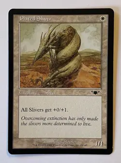 Magic The Gathering Legions Plated Sliver #19/145 MTG LP - Image 1