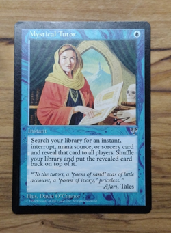 Mystical Tutor - Mirage Magic the Gathering MTG Played PL - Image 1
