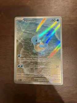 Squirtle 170/165 Scarlet Violet 151 2023 IR Holo Rare Pokemon Card TCG - Image 1
