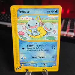 Wooper 117/147 Pokemon Trading Card Game eCard Aquapolis LP/LP+ - Image 1