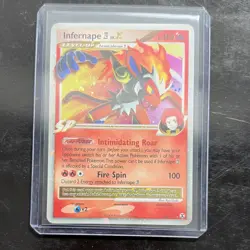 Pokemon Infernape E4 LV.X 108/111 Rising Rivals Ultra Rare Holo Level Up - Image 1