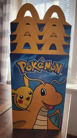 Pokemon 2025 McDonald’s - Dragon Discovery Happy Meal Box ONLY - No Cards - Image 1