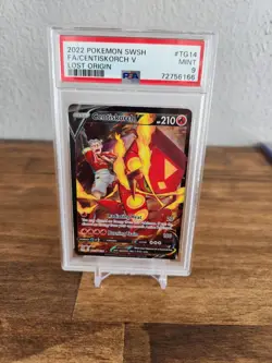 CENTISKORCH V 2022 POKEMON SWSH LOST ORIGIN RARE HOLO TG14/TG30 PSA 9 - Image 1