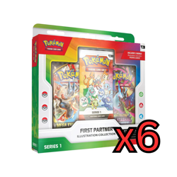 PRESALE 3/20 SEALED CASE Pokemon First Partner Illustration Collection Series 1 - Image 1