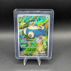 Snorlax Pokemon Scarlet Violet Black Star Promo 51 Full Art Holo BSP SV NM - Image 1
