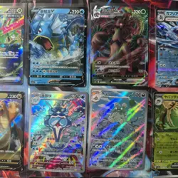 Pokemon 16 Card Lot nm V Max Mega Amazing Ex HOLO Rare Hits Only K5 - Image 2