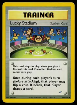 Pokemon Card - Lucky Stadium Neo Destiny 100/105 Uncommon - Image 1