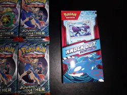 Pokemon Card Pack & Knockout Collection Box Lot Journey Together Sparks 13 Packs - Image 4