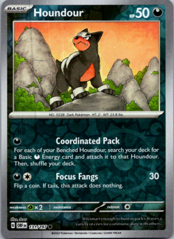 🔥Pokemon - Houndour - Reverse Holo - 131/197 - Obsidian Flames - (NM)🔥 - Image 1