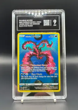 2023 Pokemon Crown Zenith #SWSH284 Galarian Moltres (Black Star Promo) TAG 9 - Image 1
