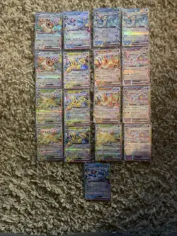Pokemon Eeveelution Terestal Festival EX, Japanese, NM Condition 17 Cards - Image 1