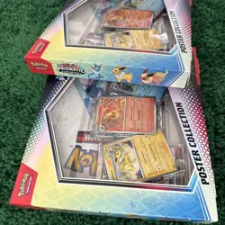 Pokemon TCG Prismatic Evolutions Poster Collection Box SEALED - Two Packs - Image 3