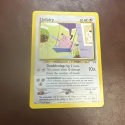 Clefairy 30/111 Neo Genesis Regular Pokemon Card Lp - Image 1