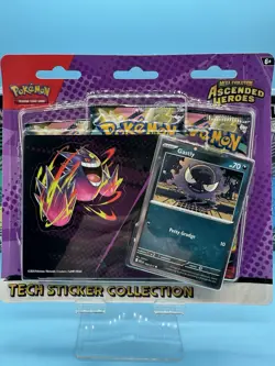 Pokemon TCG Mega Evolution Ascended Heroes Tech Sticker Collection GASTLY - Image 1