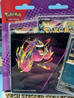 Pokemon TCG Mega Evolution Ascended Heroes Tech Sticker Collection GASTLY - Image 2