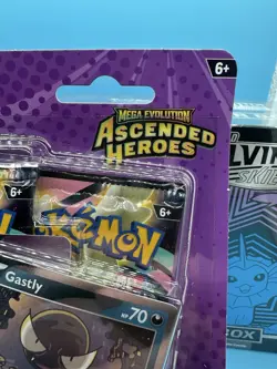 Pokemon TCG Mega Evolution Ascended Heroes Tech Sticker Collection GASTLY - Image 4