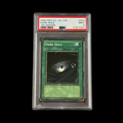 Yu-Gi-Oh! Slab Dark Hole 1st Edition SDY-022 PSA 9 Mint 2002 - Image 1
