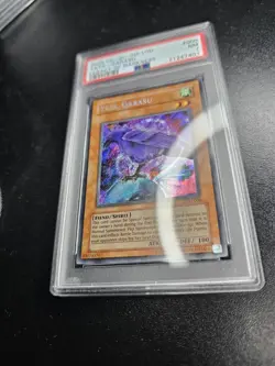 Yata-Garasu LOD-000 Secret Rare Unlimited Near Mint Yugioh PSA grade 7 - Image 3