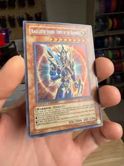 Yugioh! Black Luster Soldier Envoy of the Beginning MC2-EN004 Secret Rare LP - Image 1