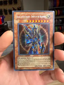 Yugioh! Black Luster Soldier Envoy of the Beginning MC2-EN004 Secret Rare LP - Image 2