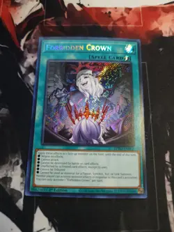 Yu-Gi-Oh! TCG Forbidden Crown Secret Rare 1st Edition BPRO-EN067 MINT Condition - Image 1