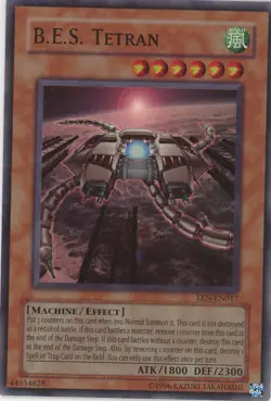 Yugioh B.E.S. Tetran EEN-EN017 Super Rare NM - Image 1